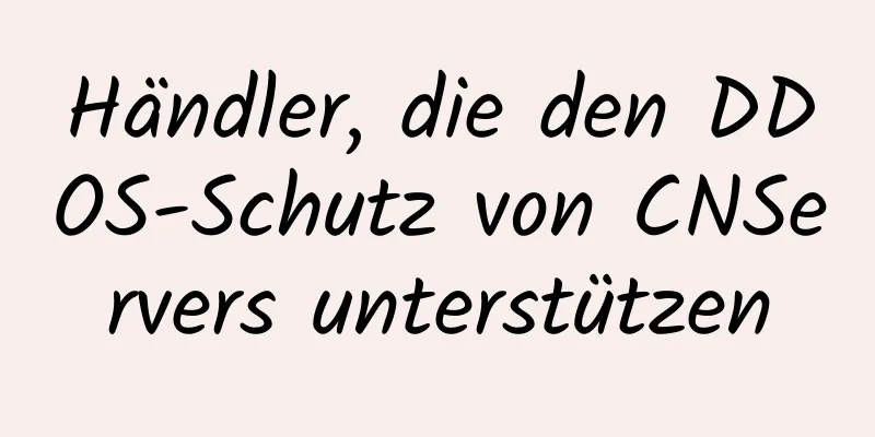 Händler, die den DDOS-Schutz von CNServers unterstützen