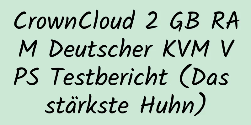 CrownCloud 2 GB RAM Deutscher KVM VPS Testbericht (Das stärkste Huhn)