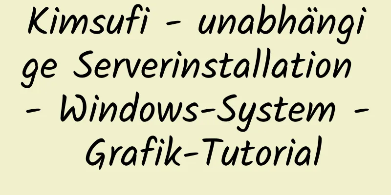 Kimsufi - unabhängige Serverinstallation - Windows-System - Grafik-Tutorial