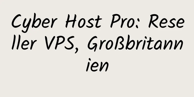 Cyber ​​​​Host Pro: Reseller VPS, Großbritannien