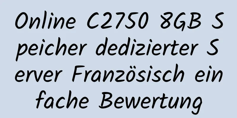 Online C2750 8GB Speicher dedizierter Server Französisch einfache Bewertung