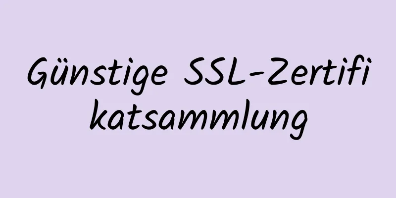 Günstige SSL-Zertifikatsammlung