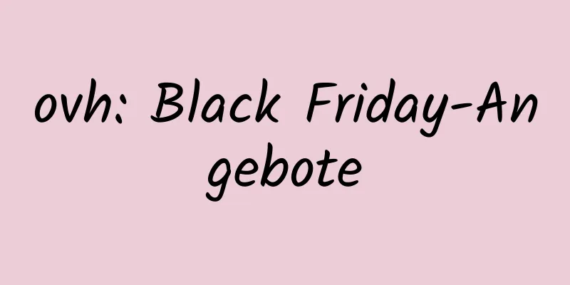 ovh: Black Friday-Angebote