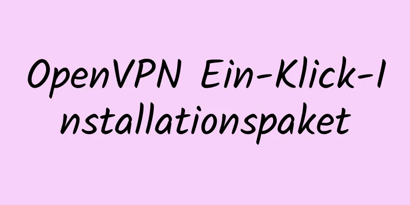 OpenVPN Ein-Klick-Installationspaket