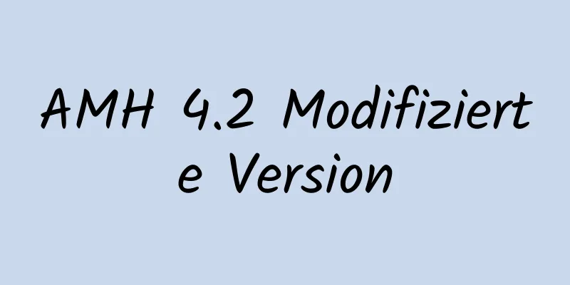 AMH 4.2 Modifizierte Version