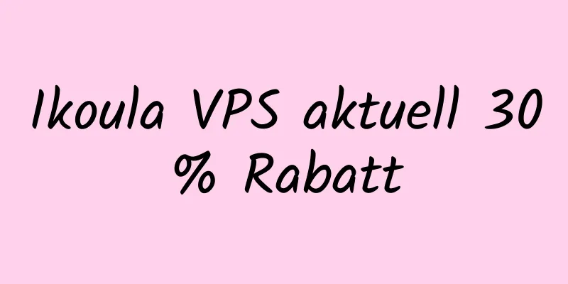 Ikoula VPS aktuell 30% Rabatt