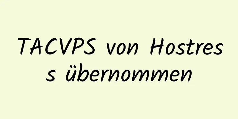 TACVPS von Hostress übernommen