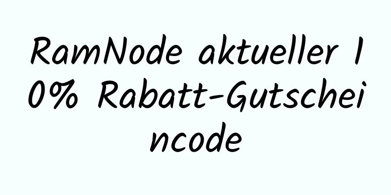 RamNode aktueller 10% Rabatt-Gutscheincode