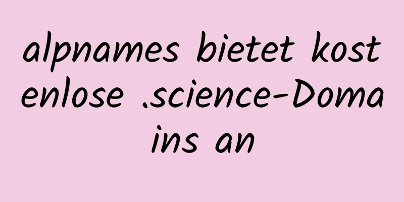 alpnames bietet kostenlose .science-Domains an