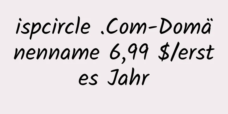 ispcircle .Com-Domänenname 6,99 $/erstes Jahr