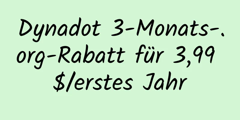 Dynadot 3-Monats-.org-Rabatt für 3,99 $/erstes Jahr