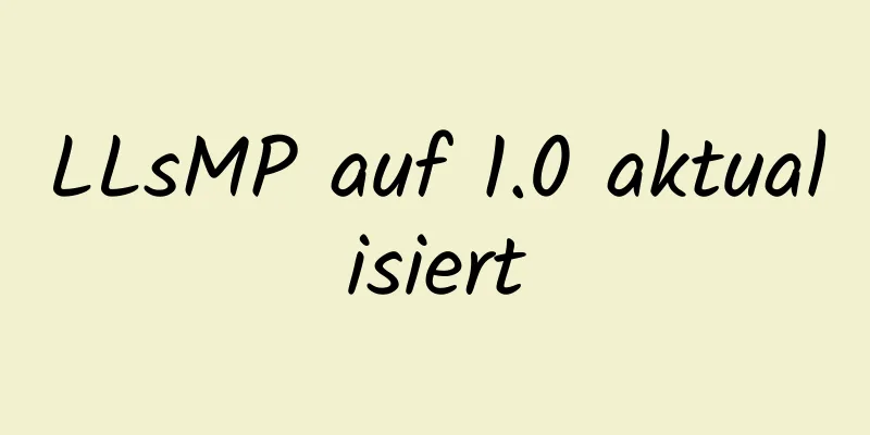 LLsMP auf 1.0 aktualisiert