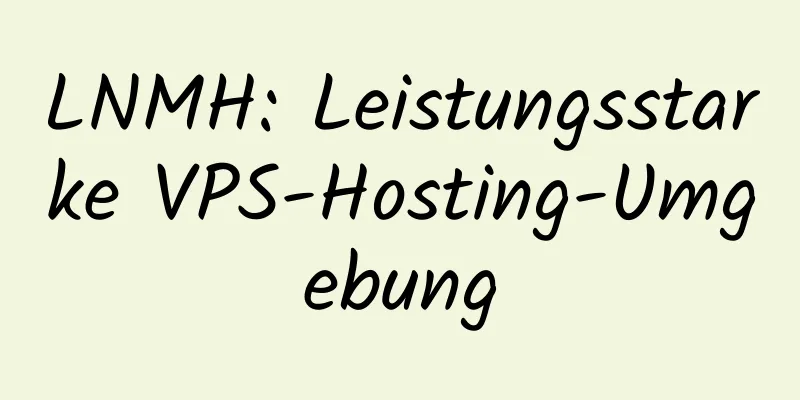 LNMH: Leistungsstarke VPS-Hosting-Umgebung