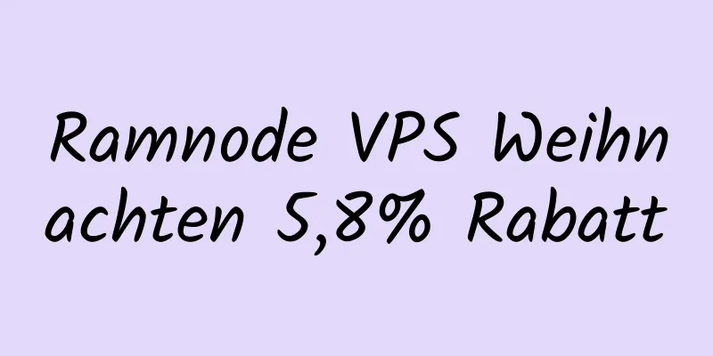 Ramnode VPS Weihnachten 5,8% Rabatt