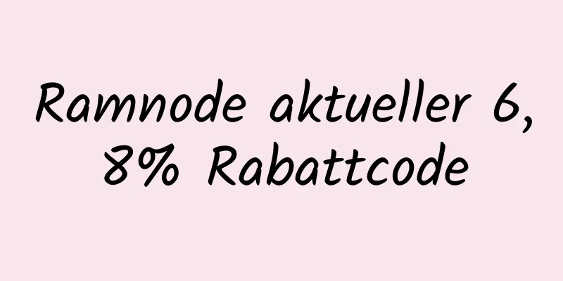 Ramnode aktueller 6,8% Rabattcode