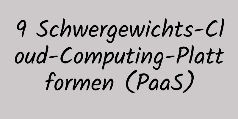 9 Schwergewichts-Cloud-Computing-Plattformen (PaaS)