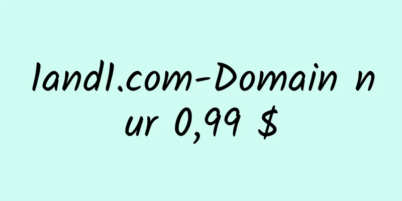 1and1.com-Domain nur 0,99 $