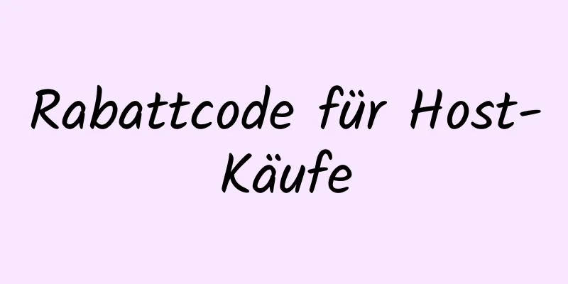 Rabattcode für Host-Käufe