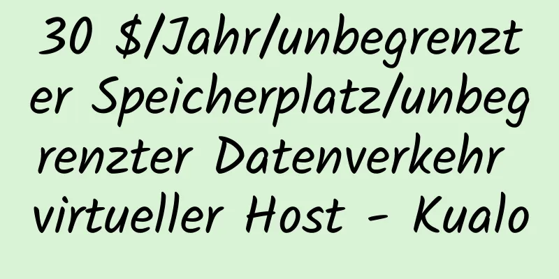 30 $/Jahr/unbegrenzter Speicherplatz/unbegrenzter Datenverkehr virtueller Host - Kualo