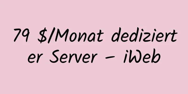 79 $/Monat dedizierter Server – iWeb