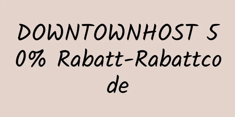 DOWNTOWNHOST 50% Rabatt-Rabattcode