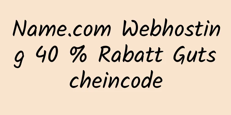 Name.com Webhosting 40 % Rabatt Gutscheincode