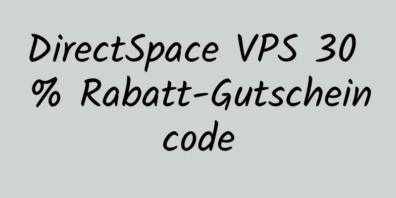 DirectSpace VPS 30 % Rabatt-Gutscheincode