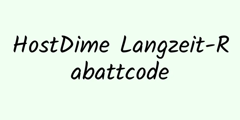 HostDime Langzeit-Rabattcode