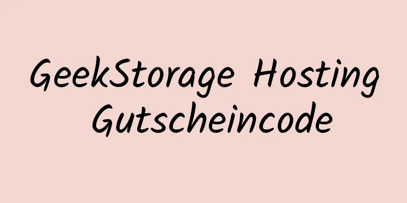 GeekStorage Hosting Gutscheincode