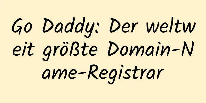 Go Daddy: Der weltweit größte Domain-Name-Registrar