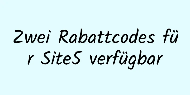 Zwei Rabattcodes für Site5 verfügbar