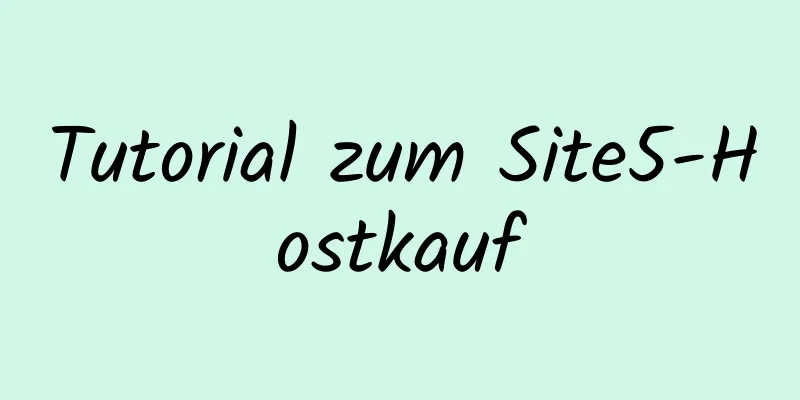 Tutorial zum Site5-Hostkauf