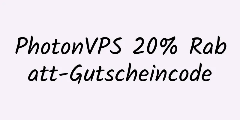 PhotonVPS 20% Rabatt-Gutscheincode