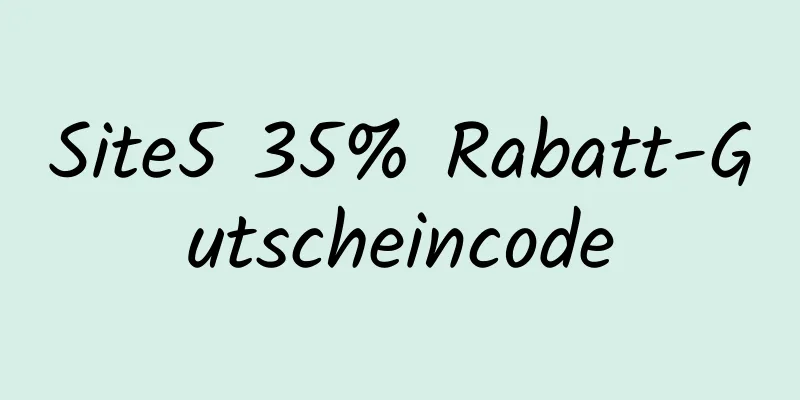 Site5 35% Rabatt-Gutscheincode