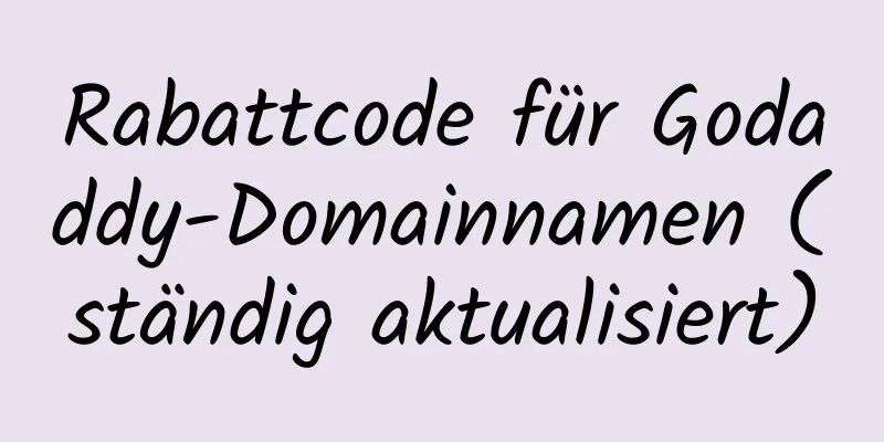 Rabattcode für Godaddy-Domainnamen (ständig aktualisiert)