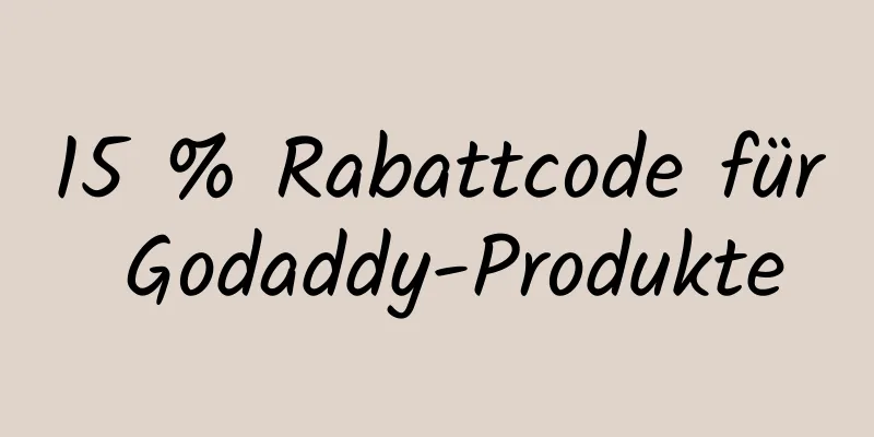 15 % Rabattcode für Godaddy-Produkte