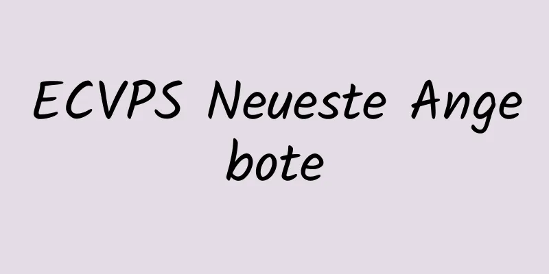 ECVPS Neueste Angebote