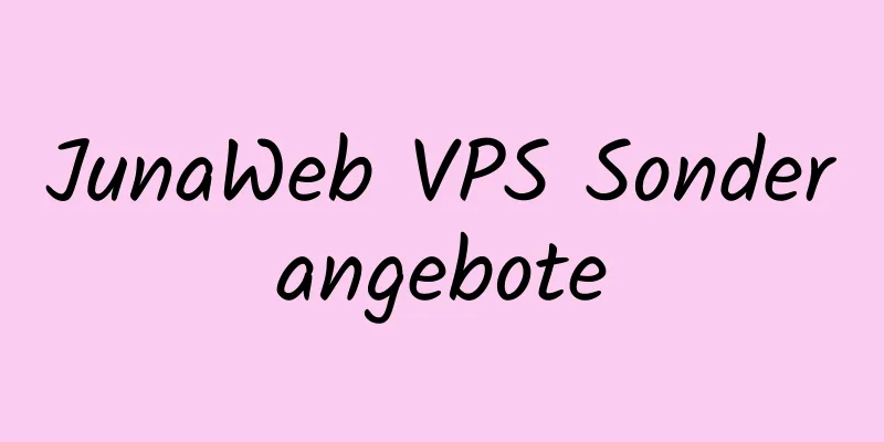 JunaWeb VPS Sonderangebote