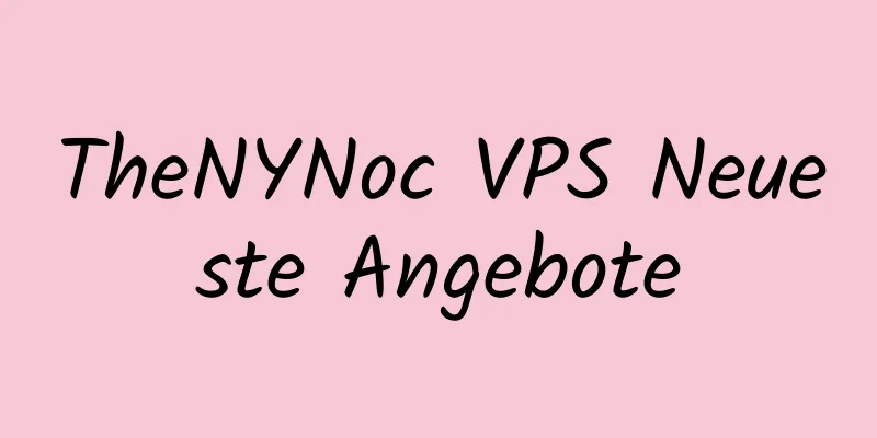 TheNYNoc VPS Neueste Angebote