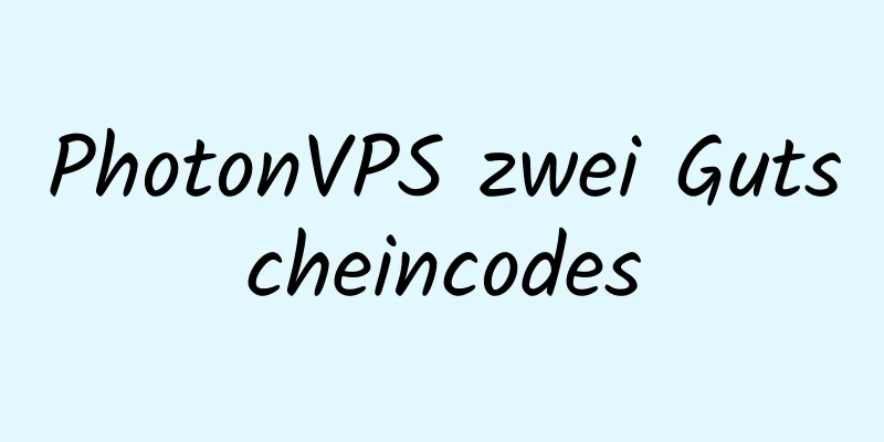 PhotonVPS zwei Gutscheincodes