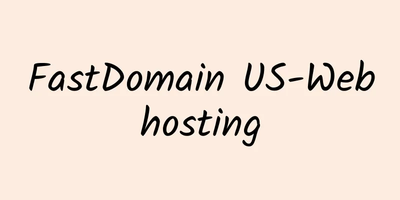 FastDomain US-Webhosting